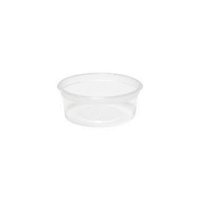 OEM Wholesale high quality round 120ml transparent plastic bowl with lid  for dessert Manufacturer and Factory