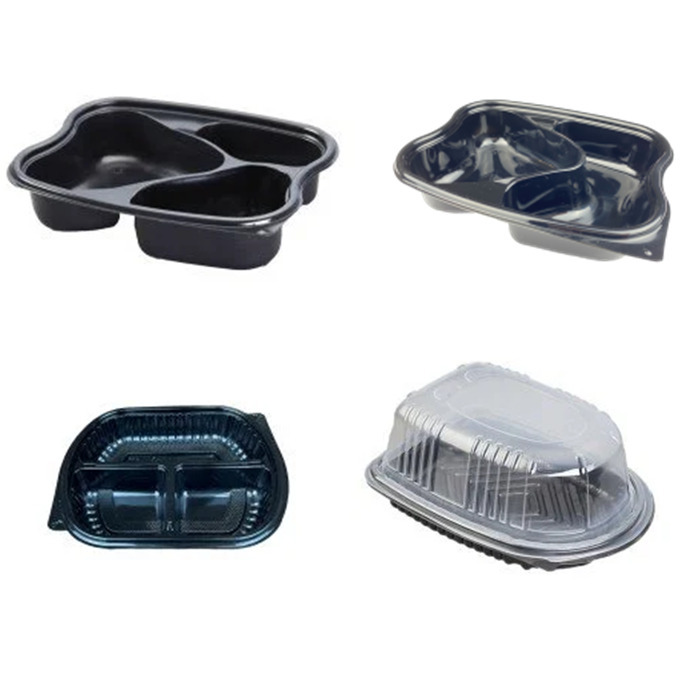 Wholesale Disposable Takeaway PP Two-compartment Food Container  Manufacturer and Supplier
