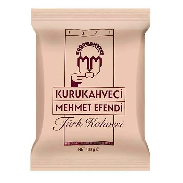 Mehmet Efendi dry Turkish Coffee 100g - 50 Piece Set