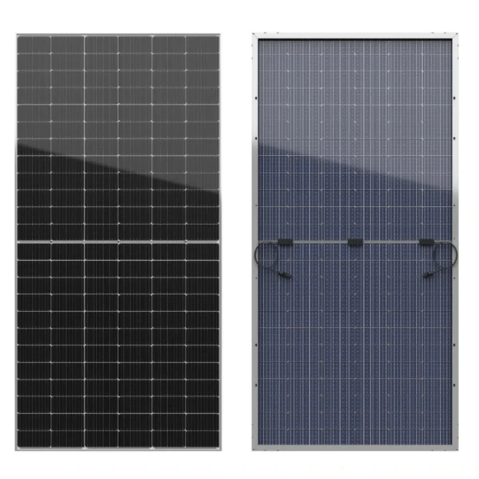 HT72-18X Transparent 550W Bifacial Solar Panel - High Efficiency Half-Cut Cells