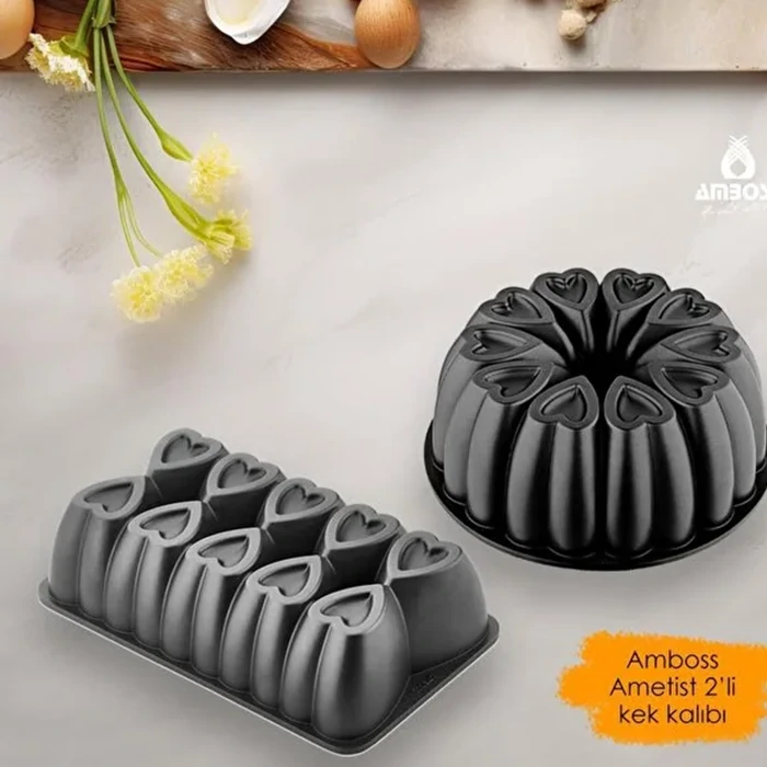 Get the Amethyst 2-Piece Casting Cake Mold Set for a Limited Time!