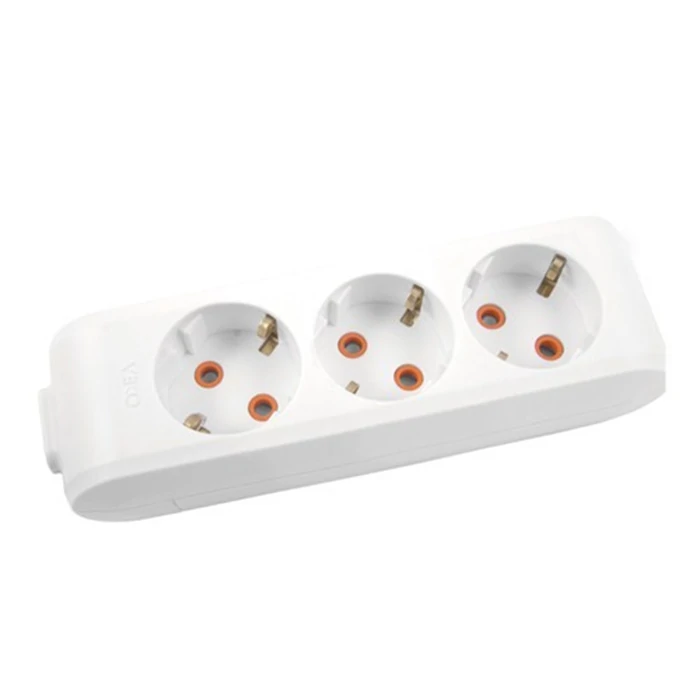 Grounded Child Protected Triple Socket - Power Extension Cord