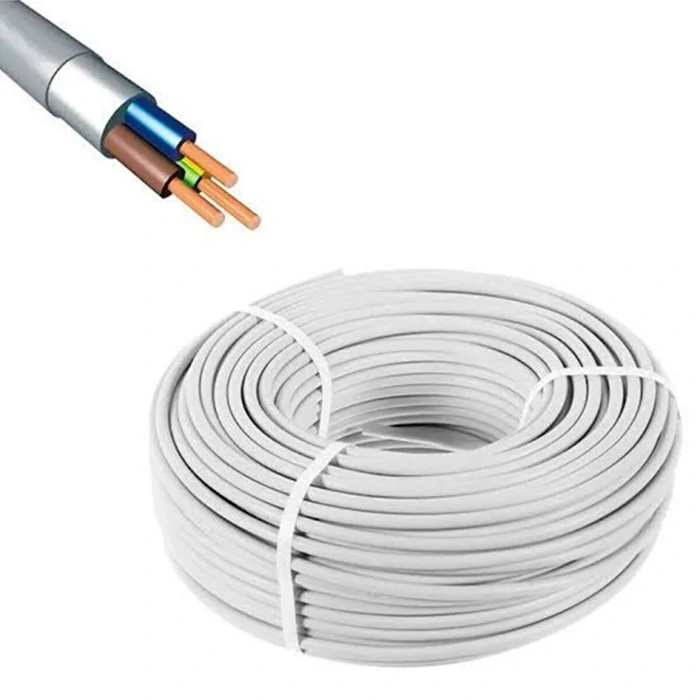 100m White CCA Cable 3x2.5 - Kahruman