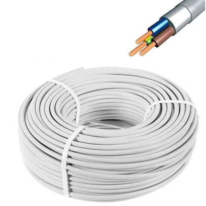 80m White TTR Cable 2x1.5 CCA - Kahruman