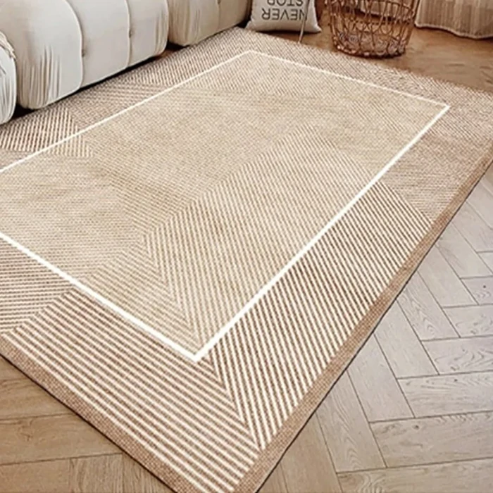 Digital Non-Slip Washable Wicker Living Room Carpet 