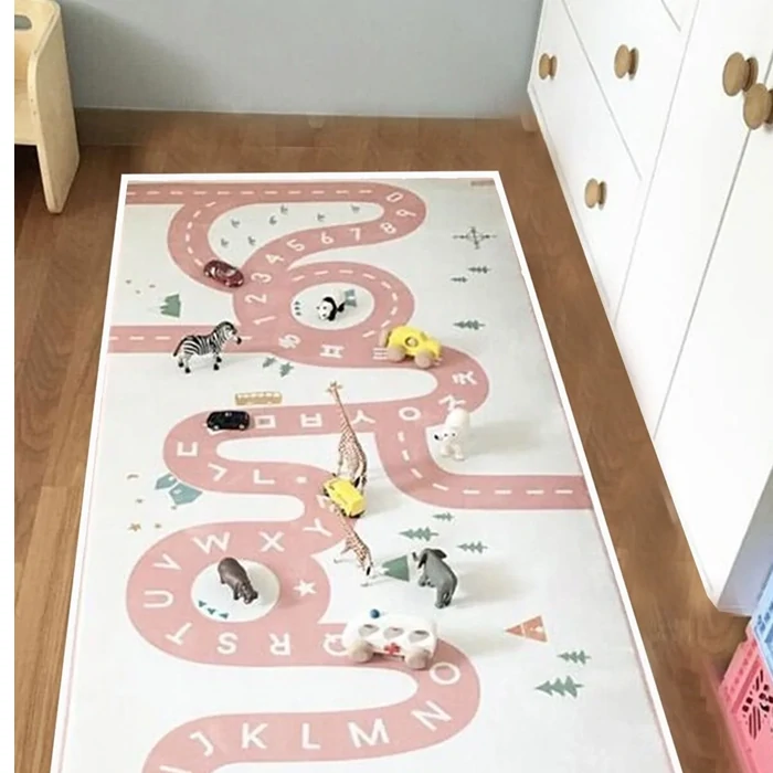 Digital Non-Slip Washable Children's Play Mat - Letters & Numbers