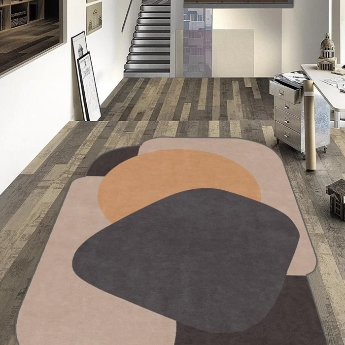 Digital Non-Slip Washable Asymmetrical Carpet Runner 