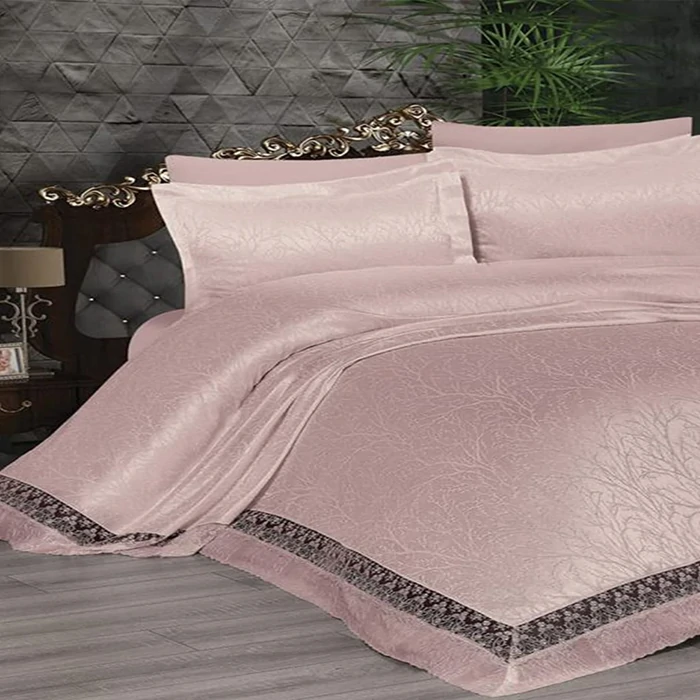 products/Çeyizdiyari Alice 6-Piece Chenille Pique Set - Pink Floral Double Size