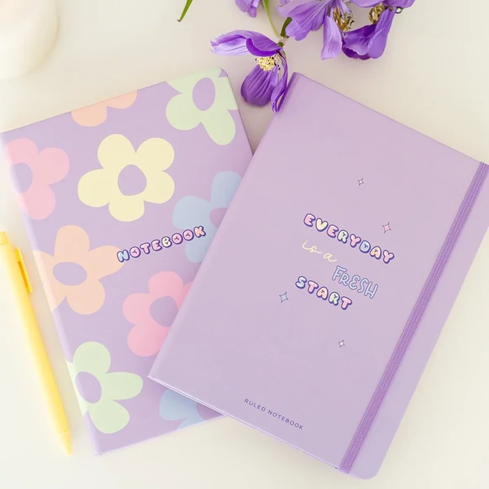Elevate your note-taking with our A5 Notebook Set, 15x21cm, Lined - Pack of 2