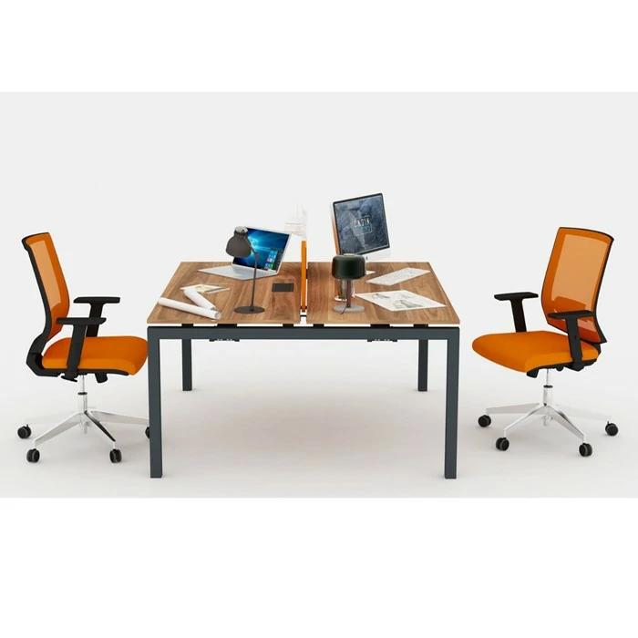 Workstation Furniture Galaxy Double 140cm (Anthracite)