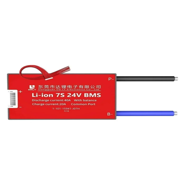 Daly Balanced Li-ion 7S 24V 40A BMS - Safe & Stable Charging | Kahruman