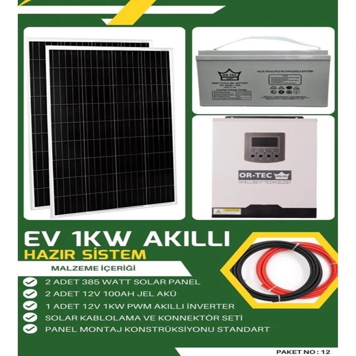 1KW Smart Solar System - Efficient & Reliable | Kahruman