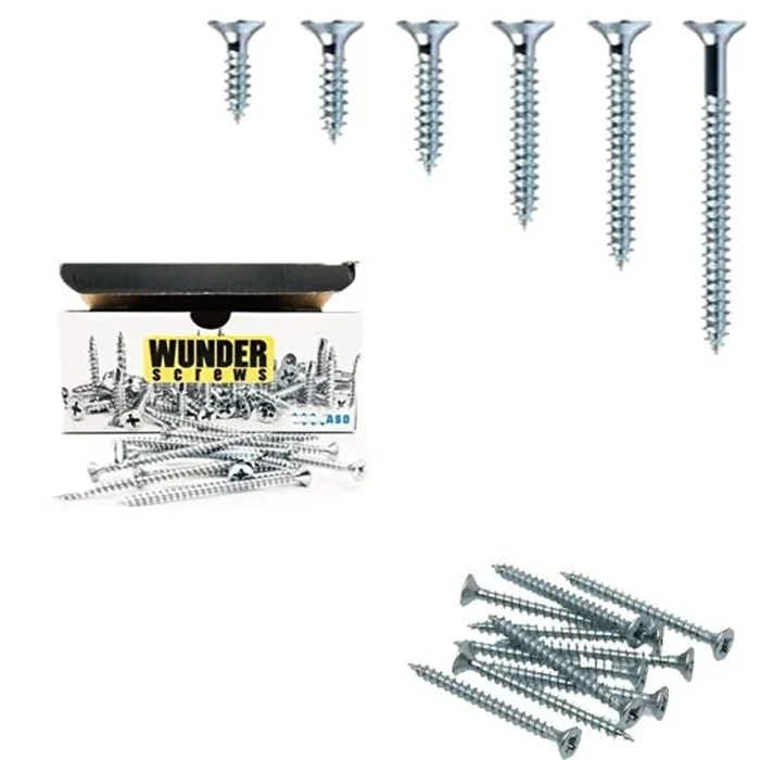 High-Quality Screws for Woodworking - 6.0X80 Chipboard Screw (100 Pieces)