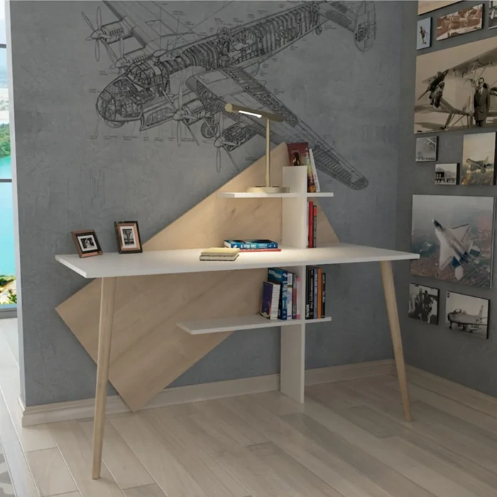 Lagomod Wind Study Table White Oak | Modern Workspace