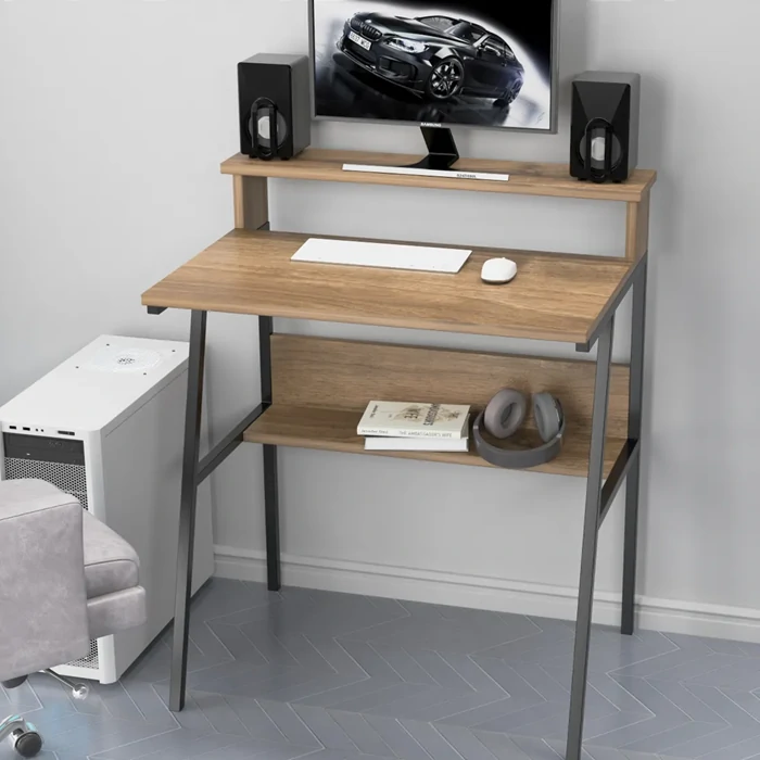 Hodor Study Desk Walnut | Modern & Functional