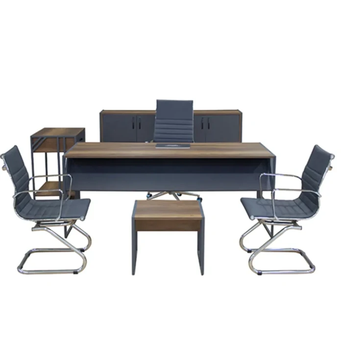 Vogue Executive Office Set VOG-01 with Chairs, Cabinet, and Coffee Table