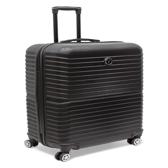 Black Large Size Durable ABS Luggage | Expandable Design - Kahruman