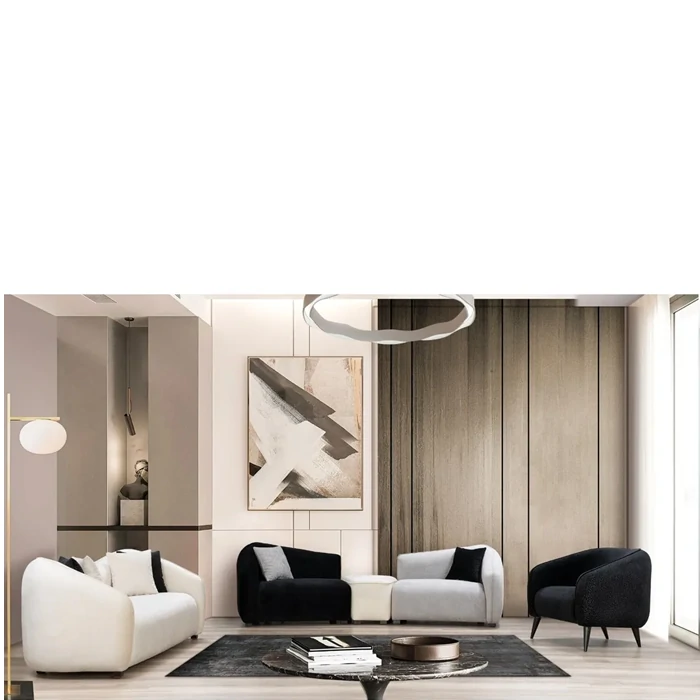 Lotus Sofa Set from DEKORBIZ - Quad, Triple Sofa & Armchair