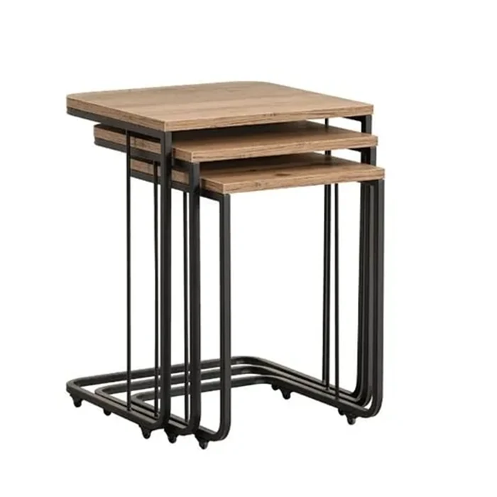 Kenzo Nesting Table with Wheels - Stylish & Versatile