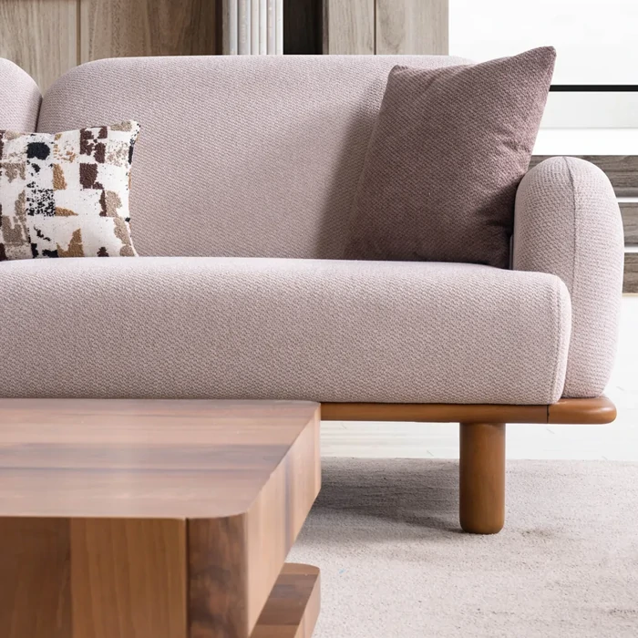 Aura Three-Seater Sofa - Luxurious Duroc Fabric Seating
