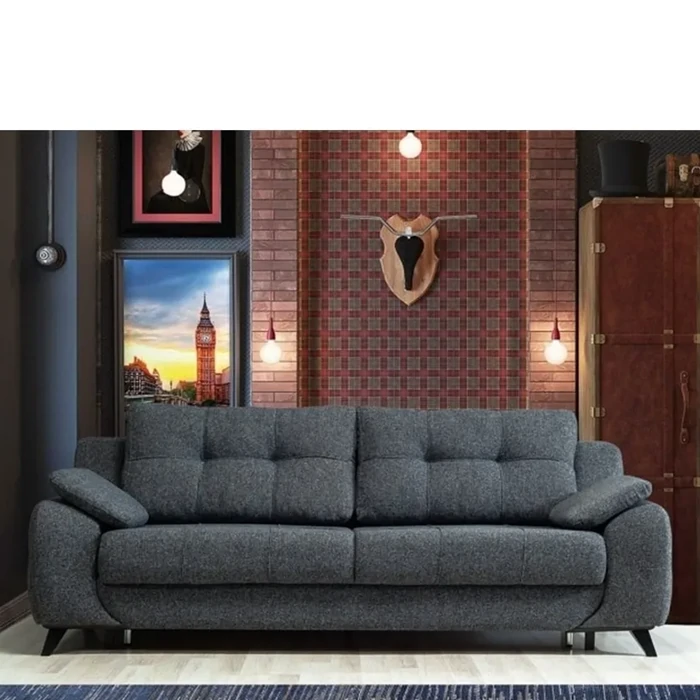Stylish and Functional - 3-Piece Sofa with Damla Bed