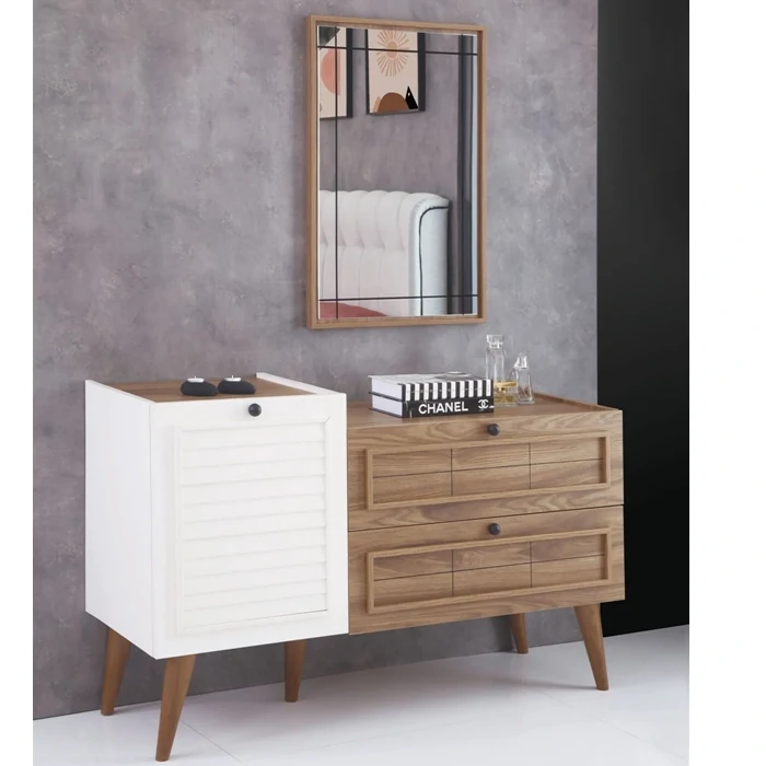 Verona White Bedroom Dresser – Elegant Storage Solution