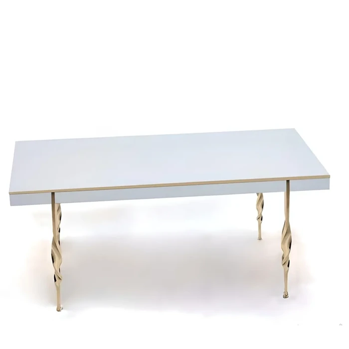 Aseel Gold Ecru Coffee Table – Elegant and Modern Design for Your Living Space