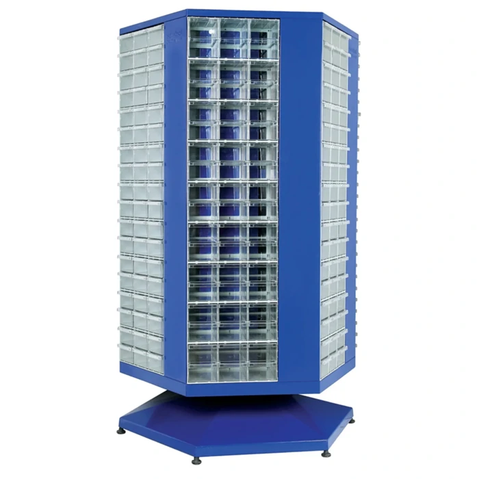 MT 120 Hexagon Plastic Revolving Cabinet – Versatile & Space-Saving Storage