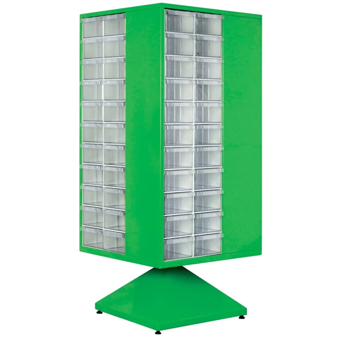 MT501-88 Metal Plastic Rotating Cabinet – Efficient 360° Storage Solution