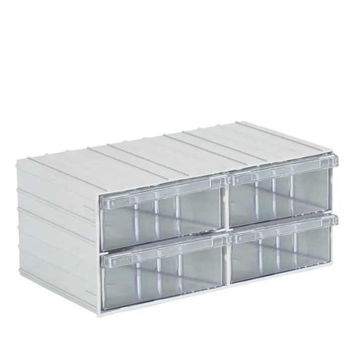 Plastic Drawer Chest 120-4 – Compact 4-Drawer Storage Solution