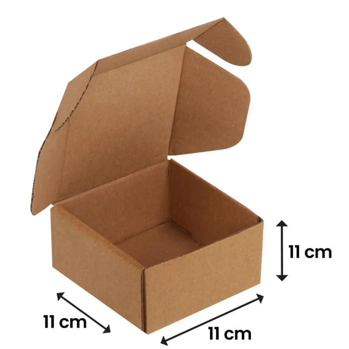 Lockable E-commerce Cardboard Shipping Box 11x11x11 - 50 Pack