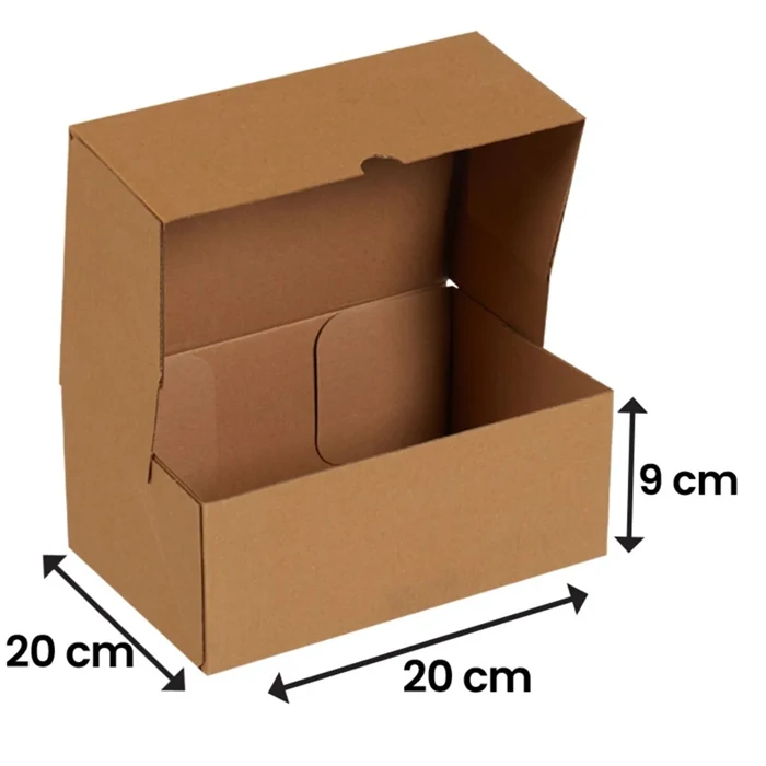 Shredded Cardboard Shipping Box 20x20x9 50pcs