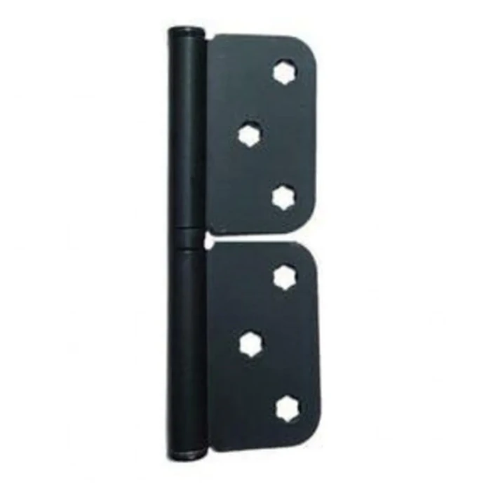 German Steel Black Non-Directional Door Hinge 12 cm – Durable & Stylish