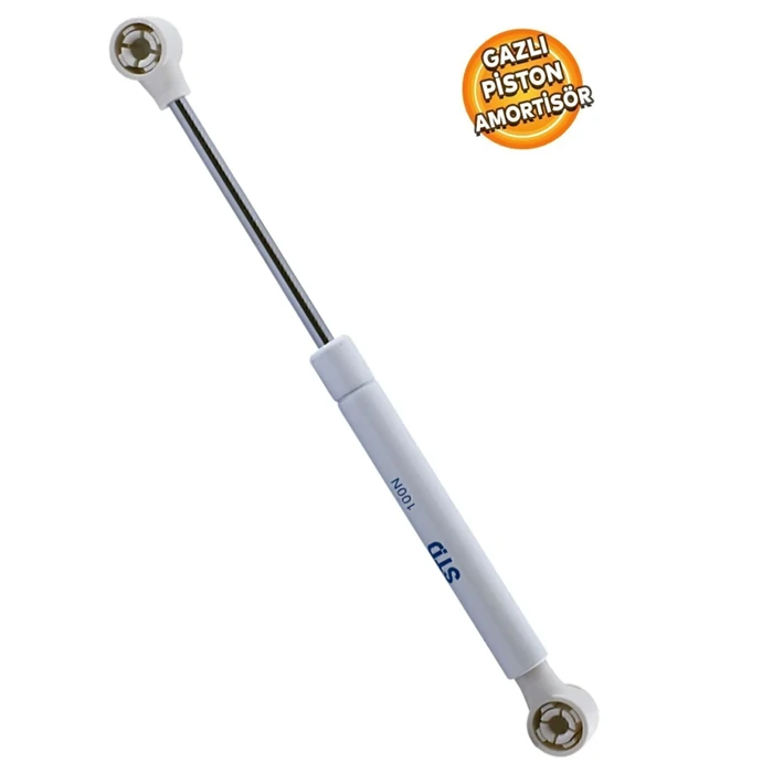 Cabinet Door Gas Spring Piston Std 100N / 25cm - Gray